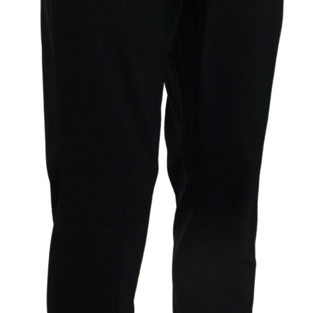 Dolce & Gabbana Blue Wool Stretch Dress Formal Slim Fit Pant