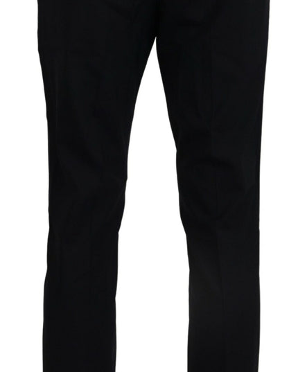 Dolce & Gabbana Blue Wool Stretch Dress Formal Slim Fit Pant