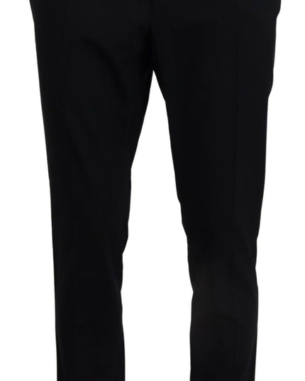 Dolce & Gabbana Blue Wool Stretch Dress Formal Slim Fit Pant
