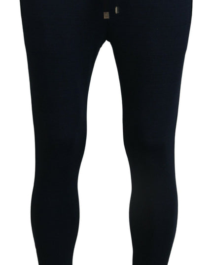 Dolce & Gabbana Blue Mens Sport Cotton Sweatpants Pants