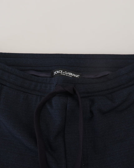 Dolce & Gabbana Blue Mens Sport Cotton Sweatpants Pants