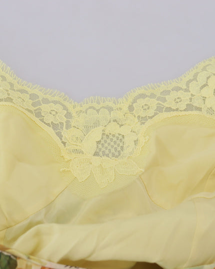 Dolce & Gabbana Multicolor Silk Floral Print Long Maxi Dress