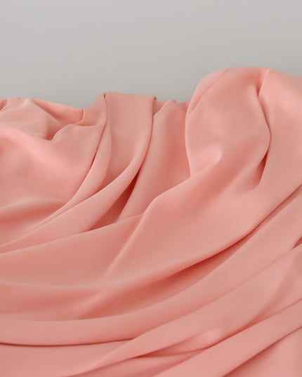 Dolce & Gabbana Pink Silk Stretch Strapless Sheath Dress