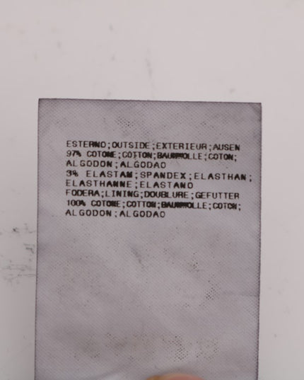 GF Ferre Gray Cotton Stretch Chinos Pants