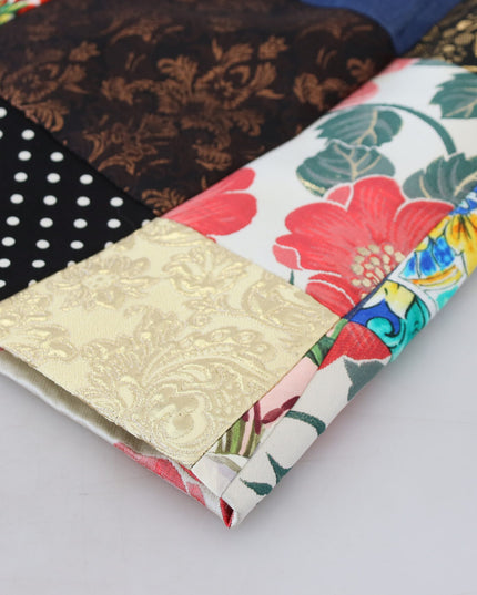 Dolce & Gabbana Multicolor Majolica Patchwork Mini Skirt