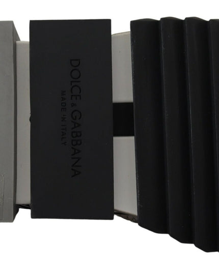 Dolce & Gabbana Silver Rhinestones Sorrento Sneakers Shoes