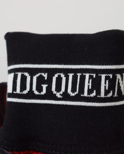 Dolce & Gabbana Red Bling Sorrento Sneakers Socks Shoes