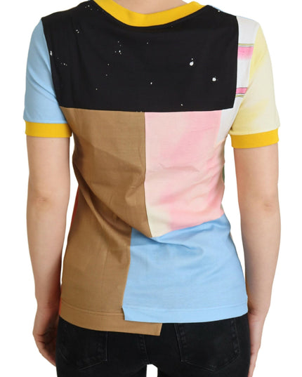 Dolce & Gabbana Multicolor Cotton  DG Love Patchwork