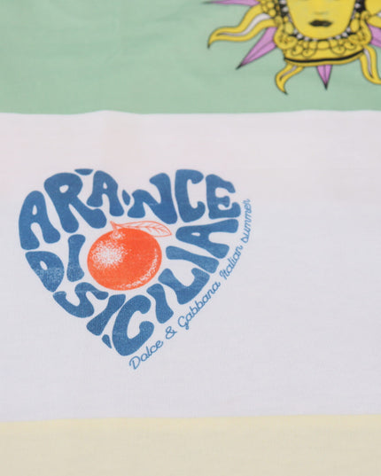 Dolce & Gabbana Multicolor Cotton  DG Love Patchwork