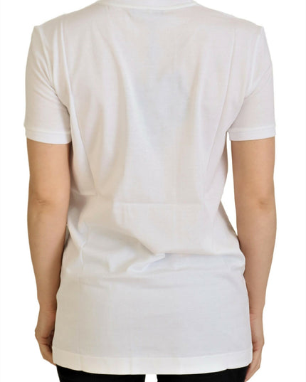 Dolce & Gabbana White Cotton DG Loves SUD  T-shirt
