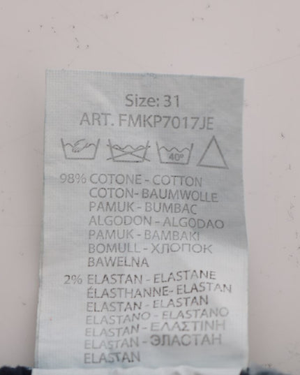 Frankie Morello Blue Wash Torn Dunfermile Slim Fit Jeans