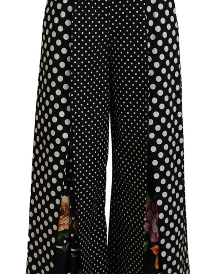 Dolce & Gabbana Multicolor Polka Dots High Waist  Pants