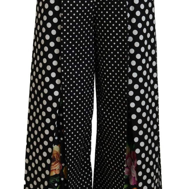 Dolce & Gabbana Multicolor Polka Dots High Waist  Pants