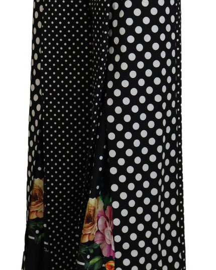 Dolce & Gabbana Multicolor Polka Dots High Waist  Pants