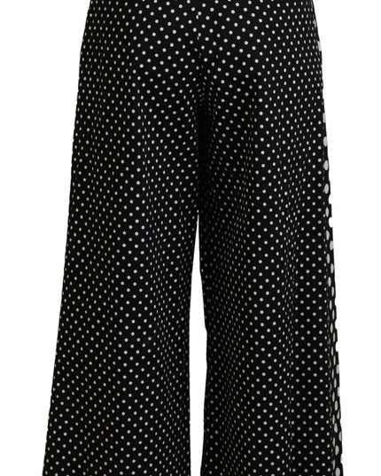 Dolce & Gabbana Multicolor Polka Dots High Waist  Pants