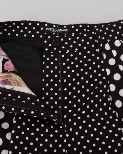 Dolce & Gabbana Multicolor Polka Dots High Waist  Pants
