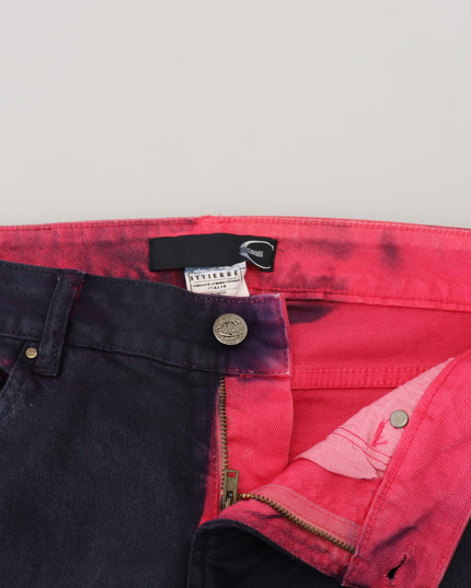 Just Cavalli Black Low Waist Slim Fit Women Casual Denim Jeans