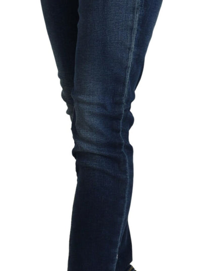 Acht Blue Cotton Low Waist Skinny Women Casual Jeans