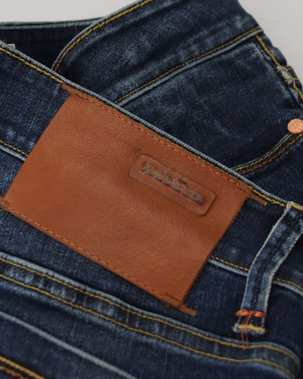 Acht Blue Cotton Low Waist Skinny Women Casual Jeans