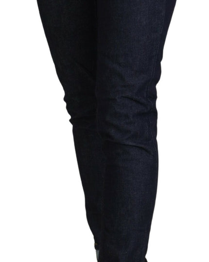 Acht Blue Cotton Low Waist Slim Fit Women Casual Jeans