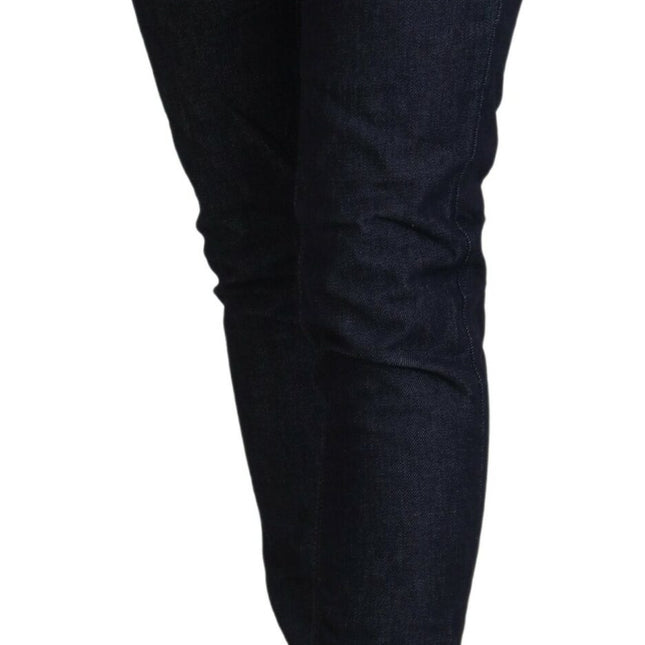 Acht Blue Cotton Low Waist Slim Fit Women Casual Jeans