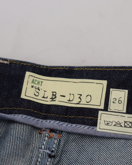 Acht Blue Cotton Low Waist Slim Fit Women Casual Jeans