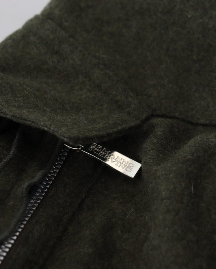 Ermanno Scervino Green Lace Up Leg Women Tapered Pants