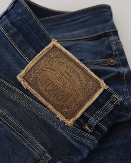 Just Cavalli Blue Cotton Women Casual Denim Jeans