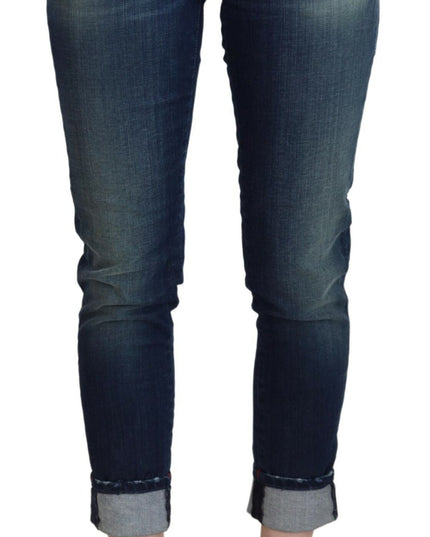Acht Blue Cotton Slim Fit Women Casual Denim Jeans