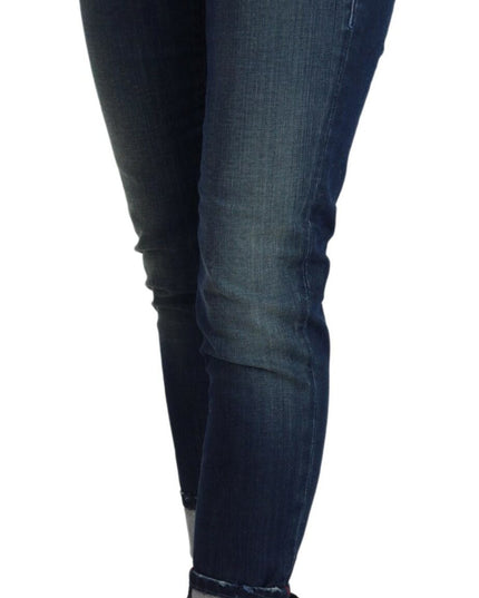 Acht Blue Cotton Slim Fit Women Casual Denim Jeans