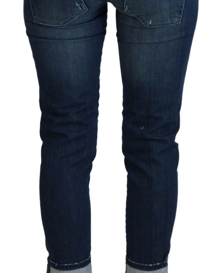 Acht Blue Cotton Slim Fit Women Casual Denim Jeans