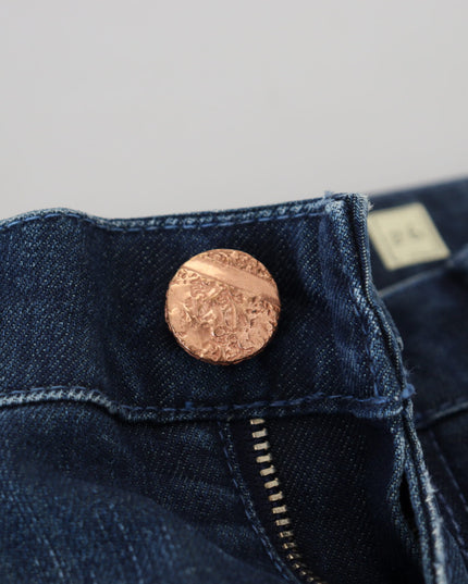 Acht Blue Cotton Slim Fit Women Casual Denim Jeans