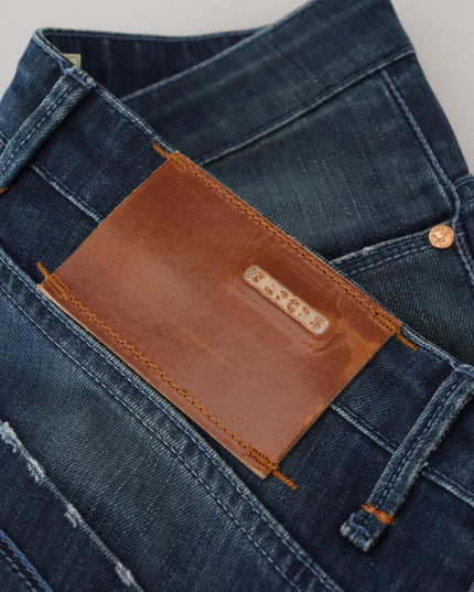 Acht Blue Cotton Slim Fit Women Casual Denim Jeans