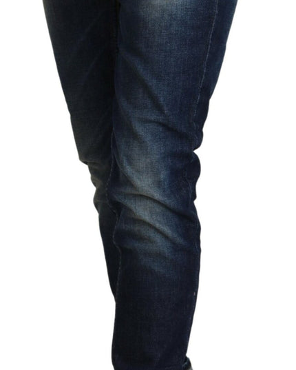 Acht Blue Cotton Slim Fit Women Casual Denim Jeans