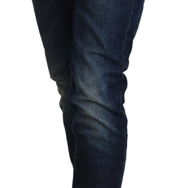 Acht Blue Cotton Slim Fit Women Casual Denim Jeans
