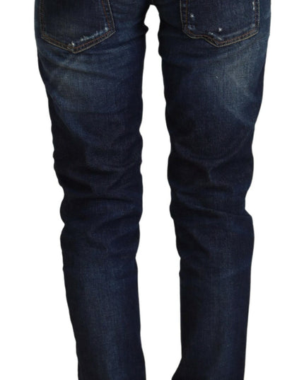 Acht Blue Cotton Slim Fit Women Casual Denim Jeans