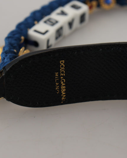 Dolce & Gabbana Multicolor Embellished Bag Shoulder Strap