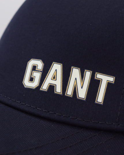 Gant Blue Cotton Logo Print Baseball Cap Casual Hat