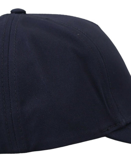 Gant Blue Cotton Logo Print Baseball Cap Casual Hat