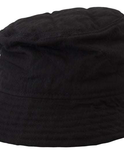 Dolce & Gabbana Black Nylon Women Bucket Cap Hat
