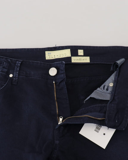 Acht Blue Cotton Tapered Slim Fit Men Casual Denim Jeans