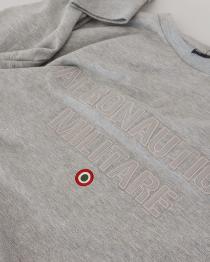 Aeronautica Militare Gray Men Pullover Sweatshirt Sweater