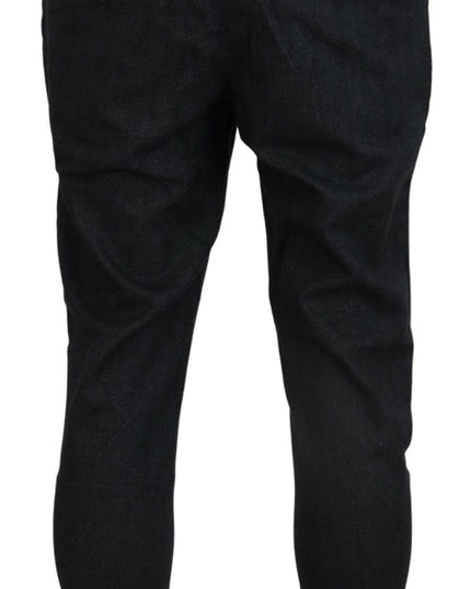 Dolce & Gabbana Gray Cotton Jogger Men Pants