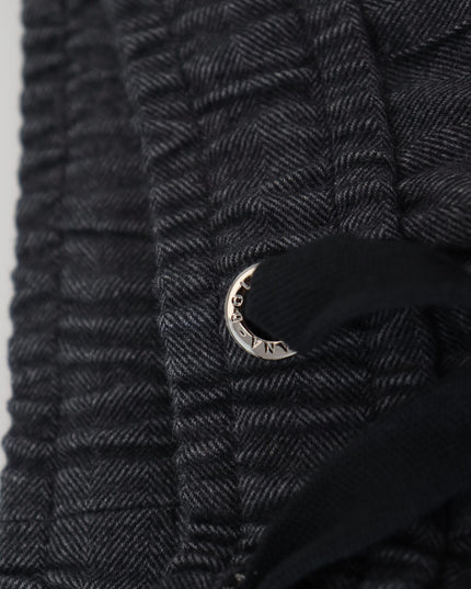 Dolce & Gabbana Gray Cotton Jogger Men Pants