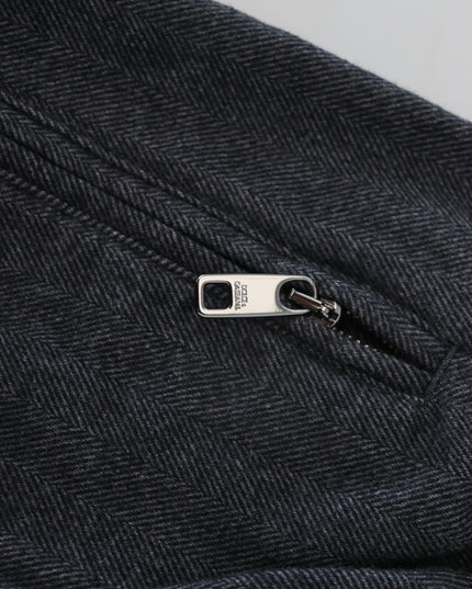 Dolce & Gabbana Gray Cotton Jogger Men Pants