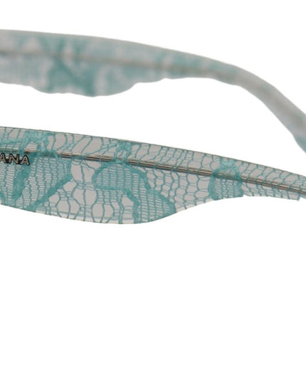 Dolce & Gabbana Blue DG4190 Lace Crystal Acetate Butterfly Sunglasses