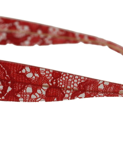 Dolce & Gabbana Red DG4231F Lace Acetate Rectangle Shades Sunglasses