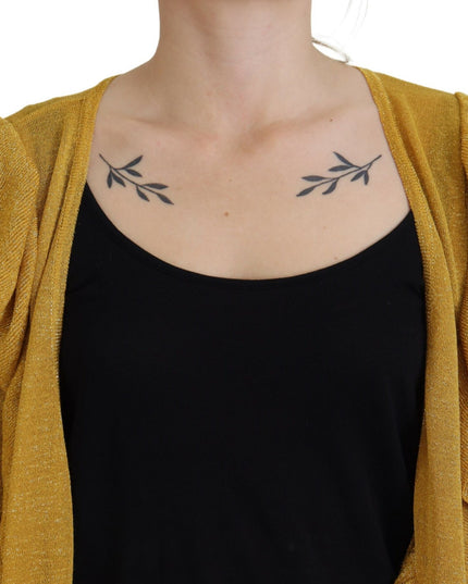 Aniye By Gold Long Sleeves Ruffled Women Cardigan Sweater