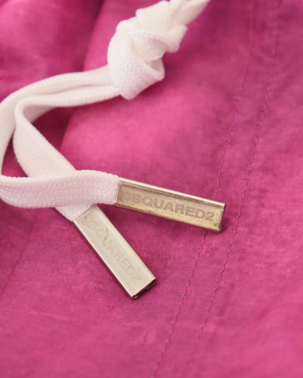 Dsquared² Pink Tie Dye Logo Men Beachwear Shorts Swimwear