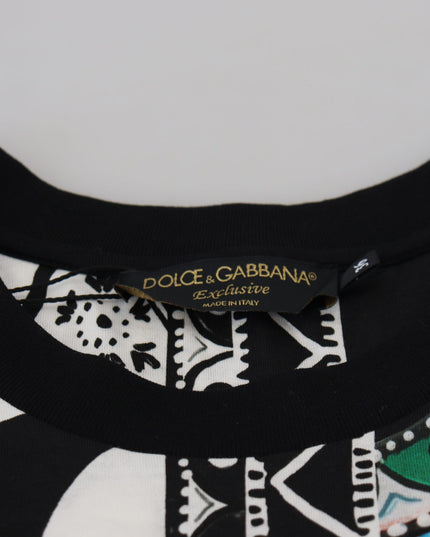 Dolce & Gabbana Multicolor Printed Women Exclusive Shirt Top